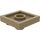 LEGO Dunkel Beige Fliese 2 x 2 mit Bolzen auf Kante (33909)