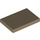 LEGO Dark Tan Tile 2 x 3 (26603)