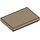 LEGO Dark Tan Tile 2 x 3 (26603)