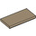 LEGO Dark Tan Tile 2 x 4 (87079)