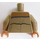 LEGO Dunkel Beige Tobias Beckett mit Dunkel Beige Outfit Minifigur Torso (973 / 76382)