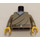 LEGO Dunkel Beige Torso mit Robe mit Bright Light Blau Wrap und Gürtel (973 / 76382)