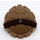LEGO Donker Zandbruin Schildpad Shell met Riem Decoratie (13030)