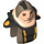 LEGO Dark Tan Unkar Plutt Head (26885)