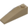 LEGO Dark Tan Wedge 2 x 4 Triple Right (43711)