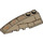 LEGO Donker Zandbruin Wig 2 x 6 Dubbele Links met Bricks (41748 / 94029)