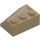 LEGO Dunkel Beige Keil 3 x 3 Rechts (48165)