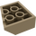 LEGO Tan foncé Coin 3 x 3 Droite (48165)