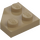 LEGO Dunkel Beige Keil Platte 2 x 2 Cut Ecke (26601)