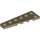 LEGO Dark Tan Wedge Plate 2 x 6 Left (78443)