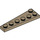 LEGO Beige scuro Cuneo Piastra 2 x 6 Destra (78444)