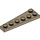 LEGO Dark Tan Wedge Plate 2 x 6 Right (78444)