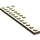 LEGO Dark Tan Wedge Plate 3 x 12 Wing Left (47397)