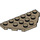 LEGO Dark Tan Wedge Plate 3 x 6 with 45º Corners (2419 / 43127)