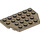 LEGO Donker Zandbruin Wig Plaat 4 x 6 zonder Hoeken (32059 / 88165)