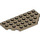 LEGO Dark Tan Wedge Plate 4 x 8 with Corners (68297)
