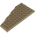 LEGO Dark Tan Wedge Plate 6 x 12 Wing Left (3632 / 30355)