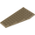 LEGO Dark Tan Wedge Plate 6 x 12 Wing Right (30356)