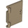 LEGO Tumma beige Ikkuna 1 x 2 x 3 Shutter jossa Hinges ja kahva (60800 / 77092)