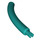 LEGO Dark Turquoise Animal Tail Middle Section with Technic Pin (40378 / 51274)