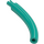 LEGO Dark Turquoise Animal Tail Middle Section with Technic Pin (40378 / 51274)