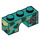 LEGO Dark Turquoise Arch 1 x 3 with hearts in camouflage design (4490 / 38924)