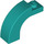 LEGO Dark Turquoise Arch 1 x 3 x 2 with Curved Top (6005 / 92903)