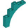 LEGO Dark Turquoise Arch 1 x 5 x 4 Regular Bow, Unreinforced Underside (2339 / 14395)