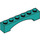 LEGO Donker turquoise Boog 1 x 6 Verhoogde boog (92950)