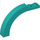 LEGO Dark Turquoise Arch 1 x 6 x 3.3 with Curved Top (6060 / 30935)