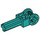 LEGO Donker turquoise As 1.5 met Haakse As Connector (6553)