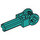 LEGO Dunkles Türkis Achse 1.5 mit Aufrecht Achse Verbinder (6553)