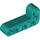 LEGO Donker turquoise Balk 2 x 4 Krom 90 graden, 2 en 4 Gaten (32140 / 42137)