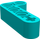LEGO Dark Turquoise Beam 2 x 4 Bent 90 Degrees, 2 and 4 holes (32140 / 42137)