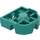 LEGO Dark Turquoise Block Connector with Ball Socket (32172)