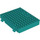 LEGO Donker turquoise Book Halve 10 x 12 x 2.6 (72045)