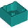 LEGO Dark Turquoise Box 2 x 2 (2821 / 59121)