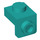 LEGO Turquoise foncé Support 1 x 1 avec 1 x 1 assiette Vers le bas (36841)