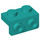 LEGO Donker Turquoise Beugel 1 x 2 - 1 x 2 (99781)