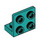 LEGO Turquoise Foncé Support 1 x 2 - 2 x 2 En haut (99207)