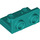 LEGO Dark Turquoise Bracket 1 x 2 with 1 x 2 Up (99780)