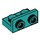 LEGO Donker Turquoise Beugel 1 x 2 met 1 x 2 Omhoog (99780)