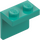 LEGO Dark Turquoise Bracket 1 x 2 with 2 x 2 (21712 / 44728)