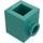 LEGO Dark Turquoise Brick 1 x 1 with Stud on One Side (87087)