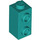 LEGO Dark Turquoise Brick 1 x 1 x 1.6 with Two Side Studs (32952)