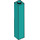 LEGO Donker turquoise Steen 1 x 1 x 5 met volle nop (2453)