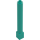 LEGO Turquoise Foncé Brique 1 x 1 x 6 Rond avec Carré Base (43888)