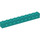 LEGO Donker Turquoise Steen 1 x 10 met Gaten (2730)