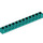 LEGO Dark Turquoise Brick 1 x 12 with Holes (3895)