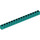 LEGO Donker Turquoise Steen 1 x 16 met Gaten (3703)